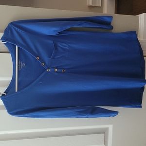 Lily Pulitzer Blue 3/4 sleeve